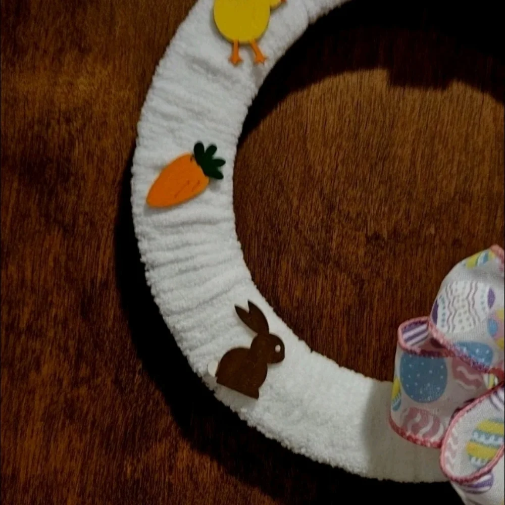 Handmade Easter Bunny/Rabbit Wreath Or Wall Decoration
